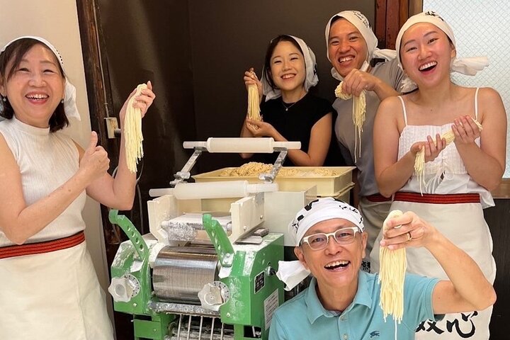 Hand-made ramen noodle class Kyoto Gion — professional chef, max 6 people