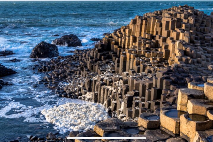 Tour de groupe Chaussée des Géants et Dunluce Castle, côte nord d'Antrim Irlande du Nord