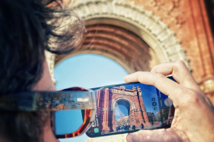 Cours photo privé Park Güell vieille ville Barcelone smartphone - 246027P6