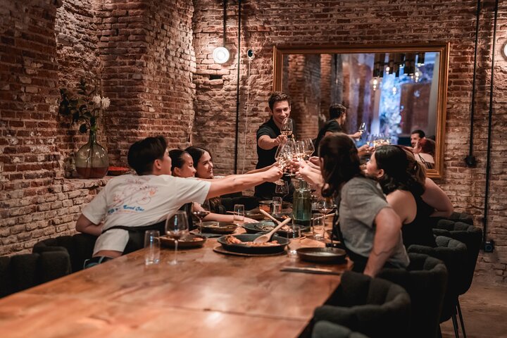 Madrid paella cooking class with bottomless Spanish wine