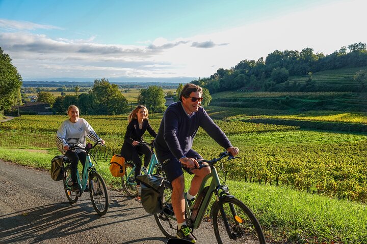 Tour E-Bike Saint-Émilion dégustation déjeuner vignoble 389006P1