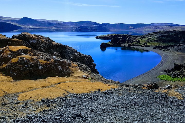 Visite privée en 4x4 sur la péninsule de Reykjanes avec champs de lave volcanique, Islande