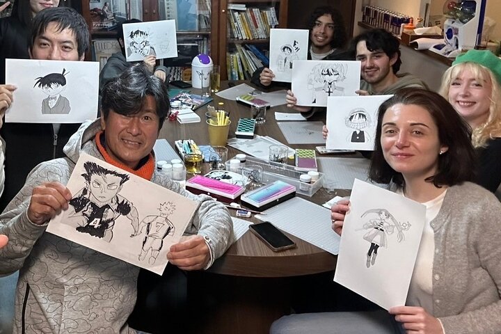 Atelier dessin manga Tokyo avec artiste professionnel — culture pop japonaise