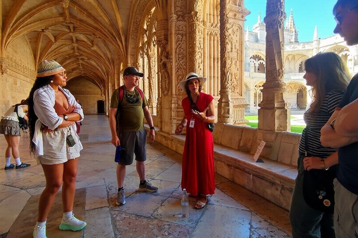 Cloître du Mosteiro dos Jerónimos à Belém, Lisbonne, visite guidée avec dégustation pastel