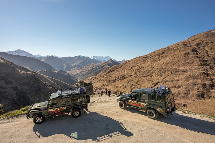 4WD Skippers Canyon heritage depuis Queenstown, gorge aurifère Shotover River décor LOTR Gué de Bruinen