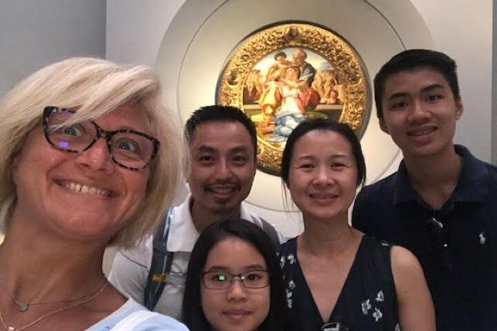 Visite privée famille enfants galerie des Offices Florence