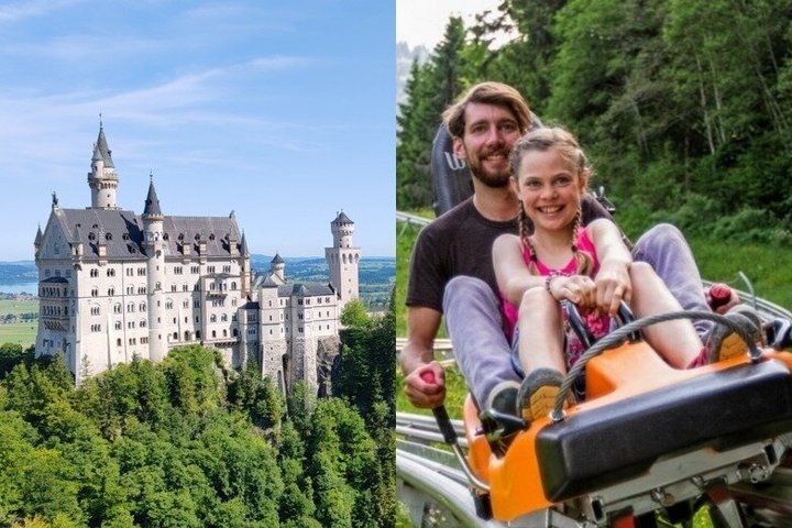 Château de Neuschwanstein depuis le pont Mary's Bridge — day trip depuis Munich, tour 6878P5