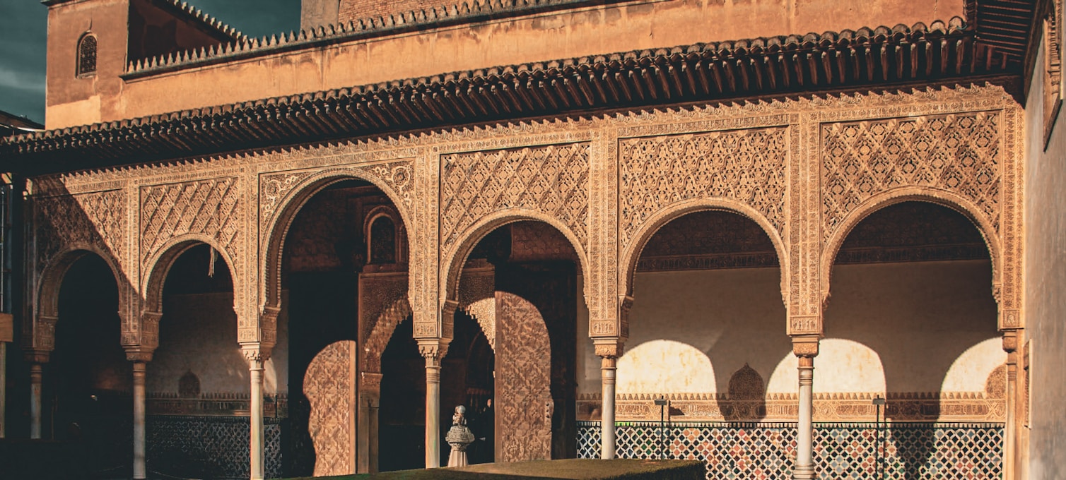 Löwenhof der Alhambra, Nasridenpalast in Granada