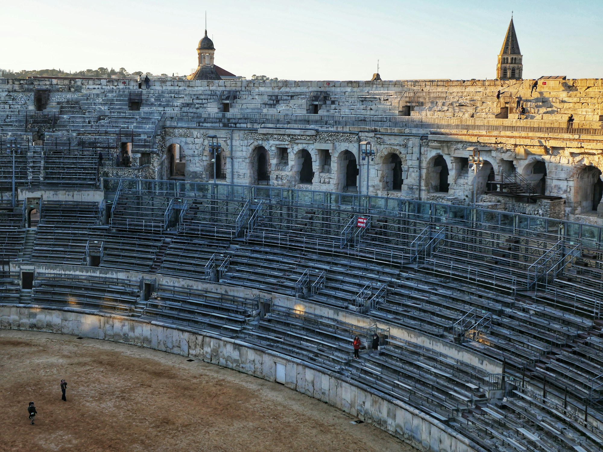 Mur de scène antique du Théâtre romain d'Orange, patrimoine UNESCO du Ier siècle après J.-C.