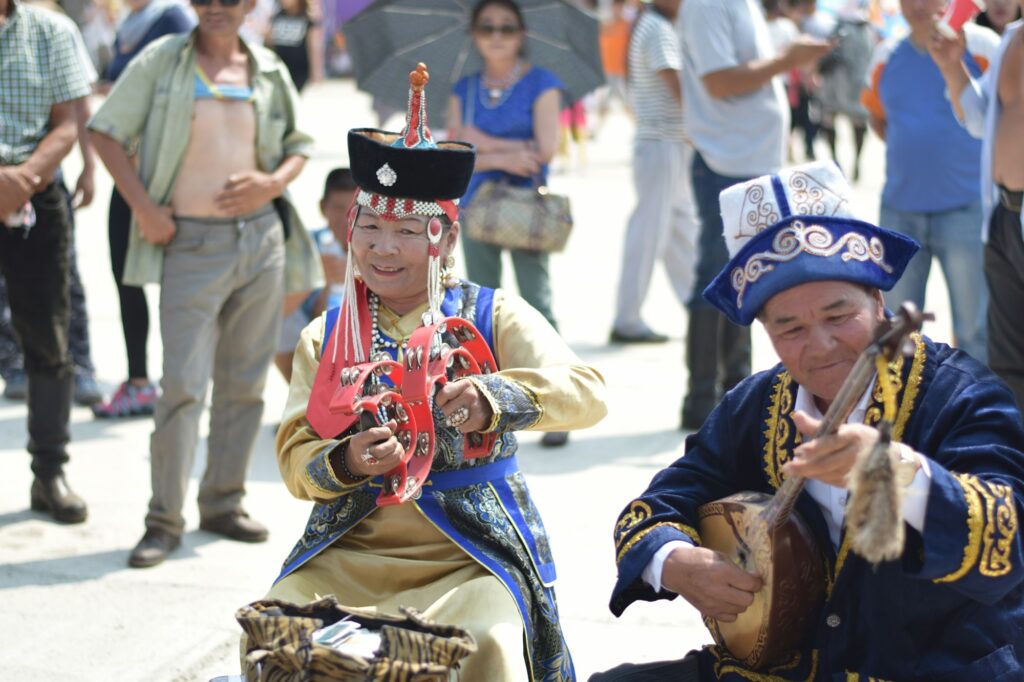 Cérémonie d'ouverture du Naadam 2026 au Stade National des Sports d'Oulan-Bator, Mongolie