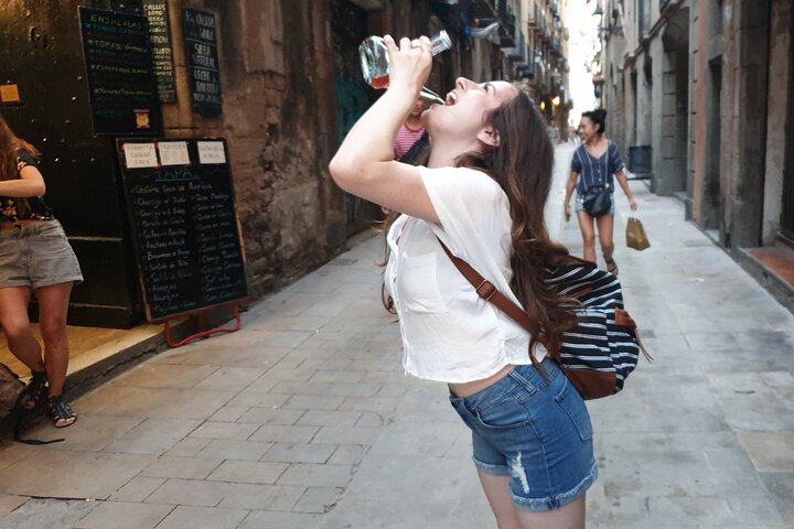 Tour gastronomique et historique Barceloneta quartier gothique El Born