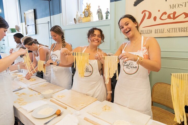 Cours de cuisine Rome 3 en 1 Fettuccine Ravioli Tiramisu Piazza Navona