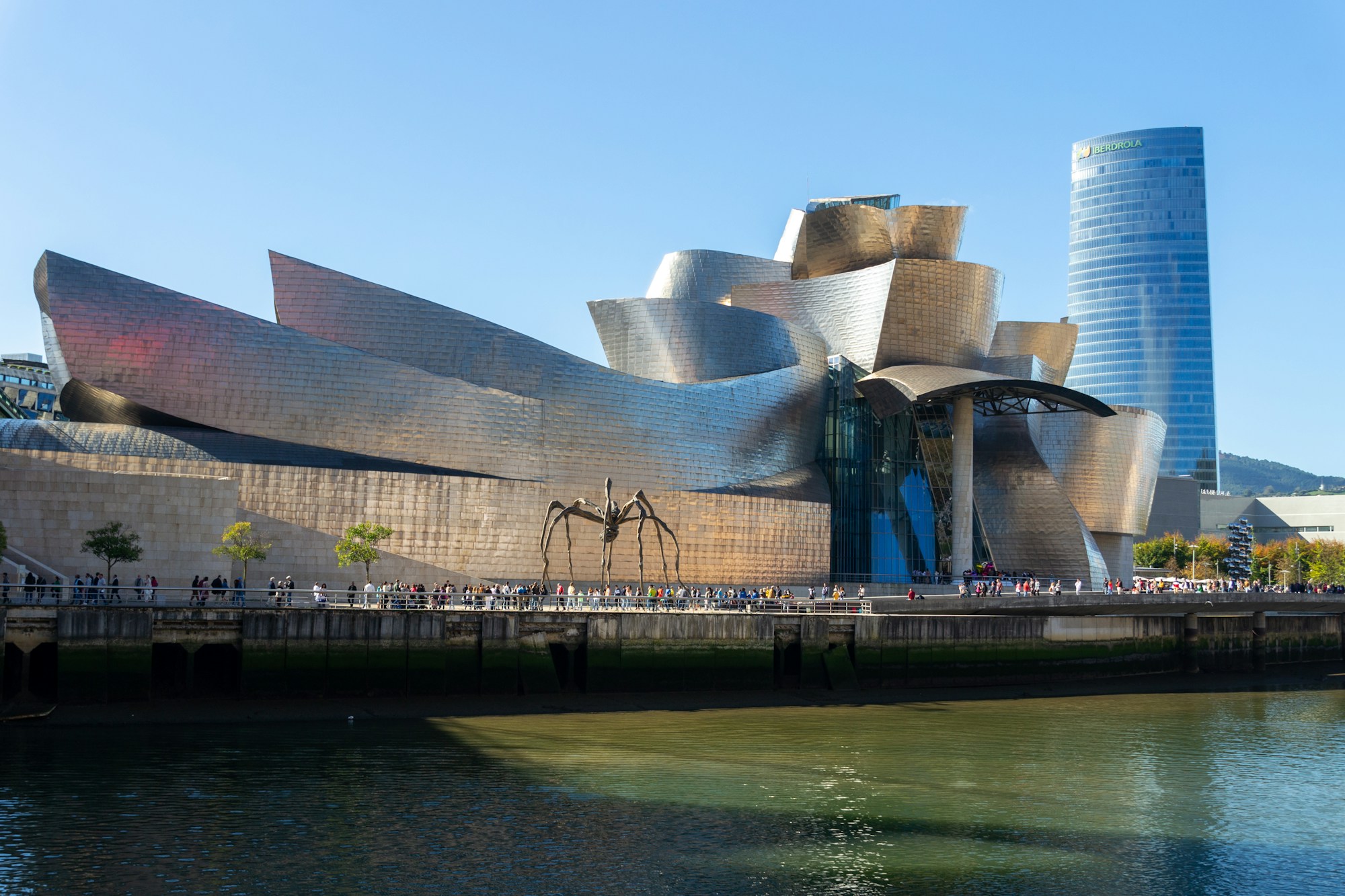 Guggenheim Museum Bilbao, another masterpiece by architect Frank Gehry built in the same organic spirit