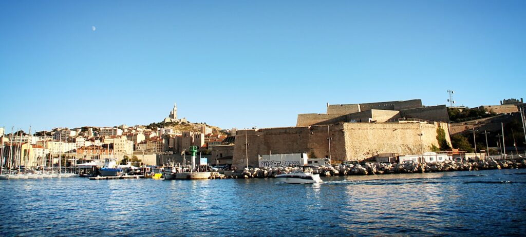 Vista del Vieux-Port di Marsiglia