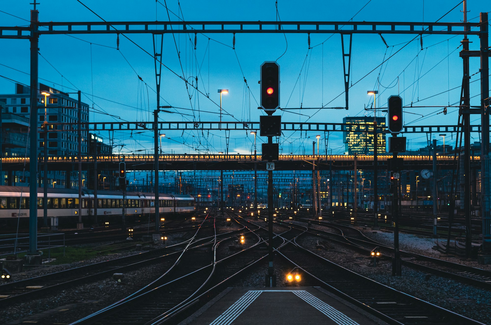 Zurich's main railway station, the obvious gateway to the lake basin during the Street Parade