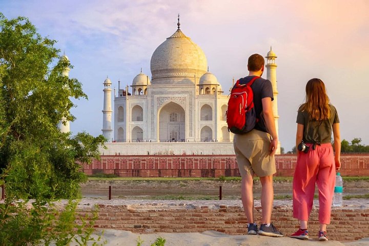 Taj Mahal forte di Agra e giardino di Mehtab ingresso express 100722P9
