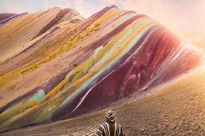 Start im Morgengrauen zum Rainbow Mountain, um der Menge zuvorzukommen