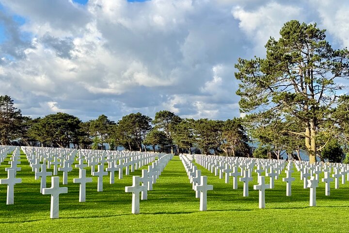 Visite privée à pied d'Omaha Beach et du Cimetière américain