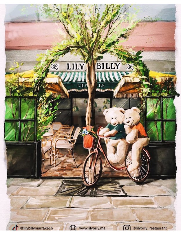 Lily Billy Restaurant – Angle rue Loubnane et rue Hassania, Guéliz, Marrakech (photo 3)