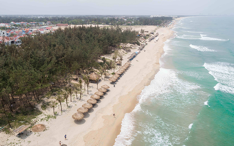 Plage d'An Bang, à vélo – Plage publique d'An Bàng, Hội An, Quảng Nam, Vietnam (photo 2)