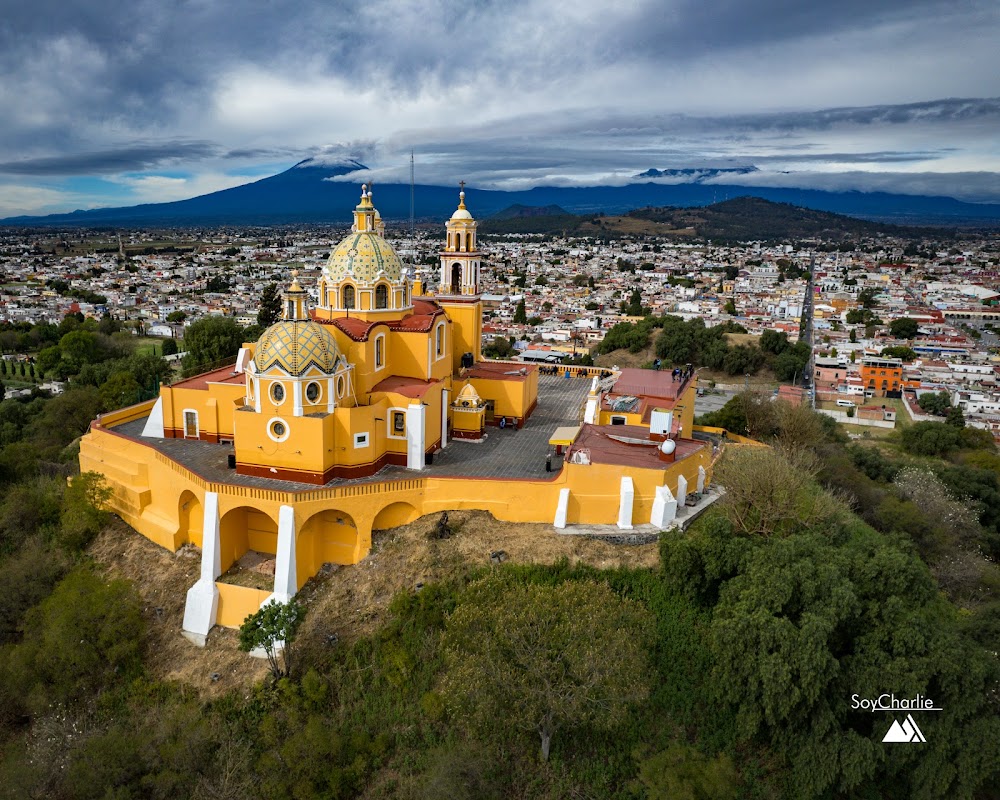 Sanctuaire de la Vierge des Remedios, au sommet de Cholula – Ferrocarril, Zona Arqueológica San Andrés Cholula, 72810 San Andrés Cholula, Pue., Mexique (photo 1)