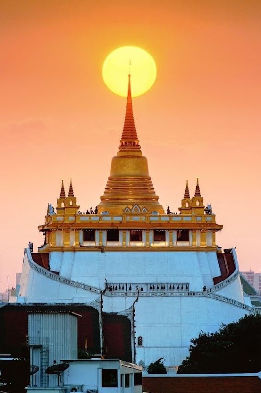 Wat Saket, le Mont d'Or – 344 Thanon Chakkraphatdi Phong, Khwaeng Ban Bat, Khet Pom Prap Sattru Phai, Krung Thep Maha Nakhon 10100, Thaïlande (photo 2)