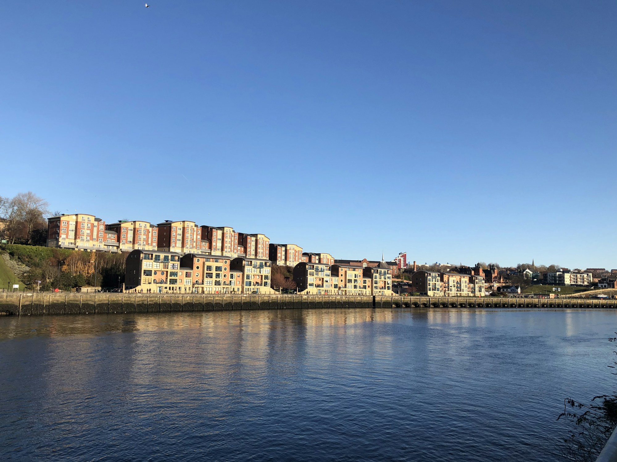 La rivière Tyne à Newcastle upon Tyne