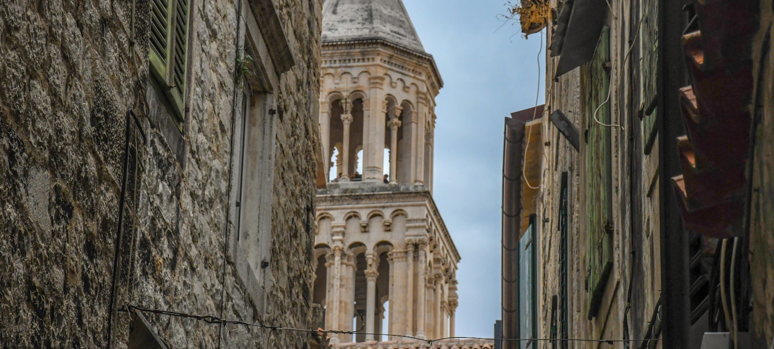 Paved alley in Split's old town
