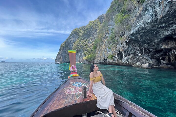 Longtail boat pour excursion snorkeling depuis Koh Phi Phi
