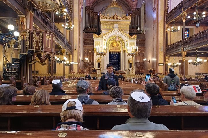 Dohány, Heroes' and Rumbach synagogues in Budapest's Jewish Quarter