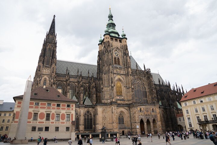 Golden Lane and St. Vitus Cathedral on a guided Prague Castle tour