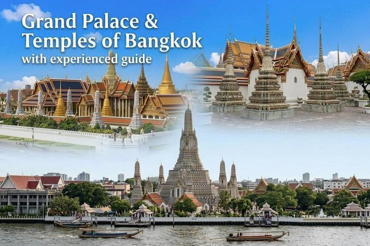 Grand Palais et temples de Bangkok, visite guidée – Face au comptoir du ferry de Tha Chang, en face du Grand Palais, Bangkok, Thaïlande (photo 1)