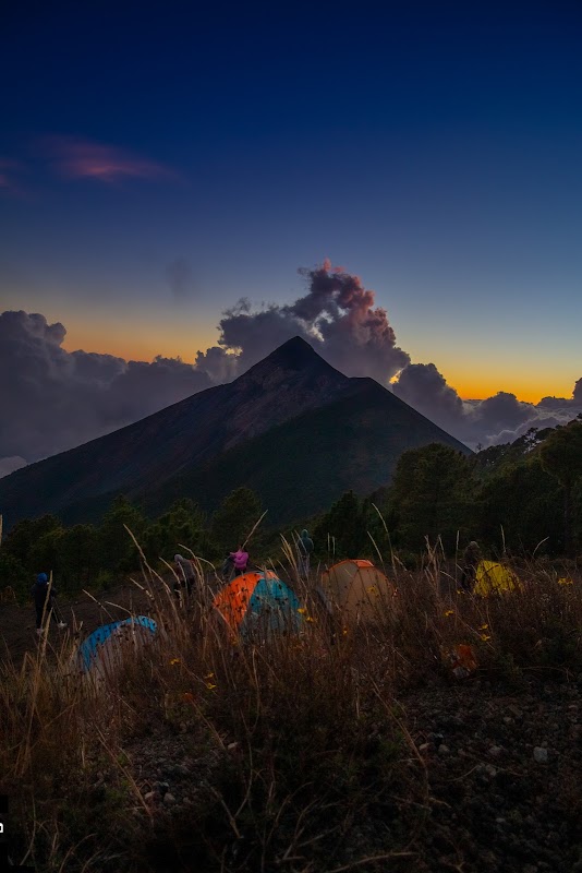 Camp de base de l'Acatenango – Flanc sud de l'Acatenango, Chimaltenango, Guatemala (photo 2)