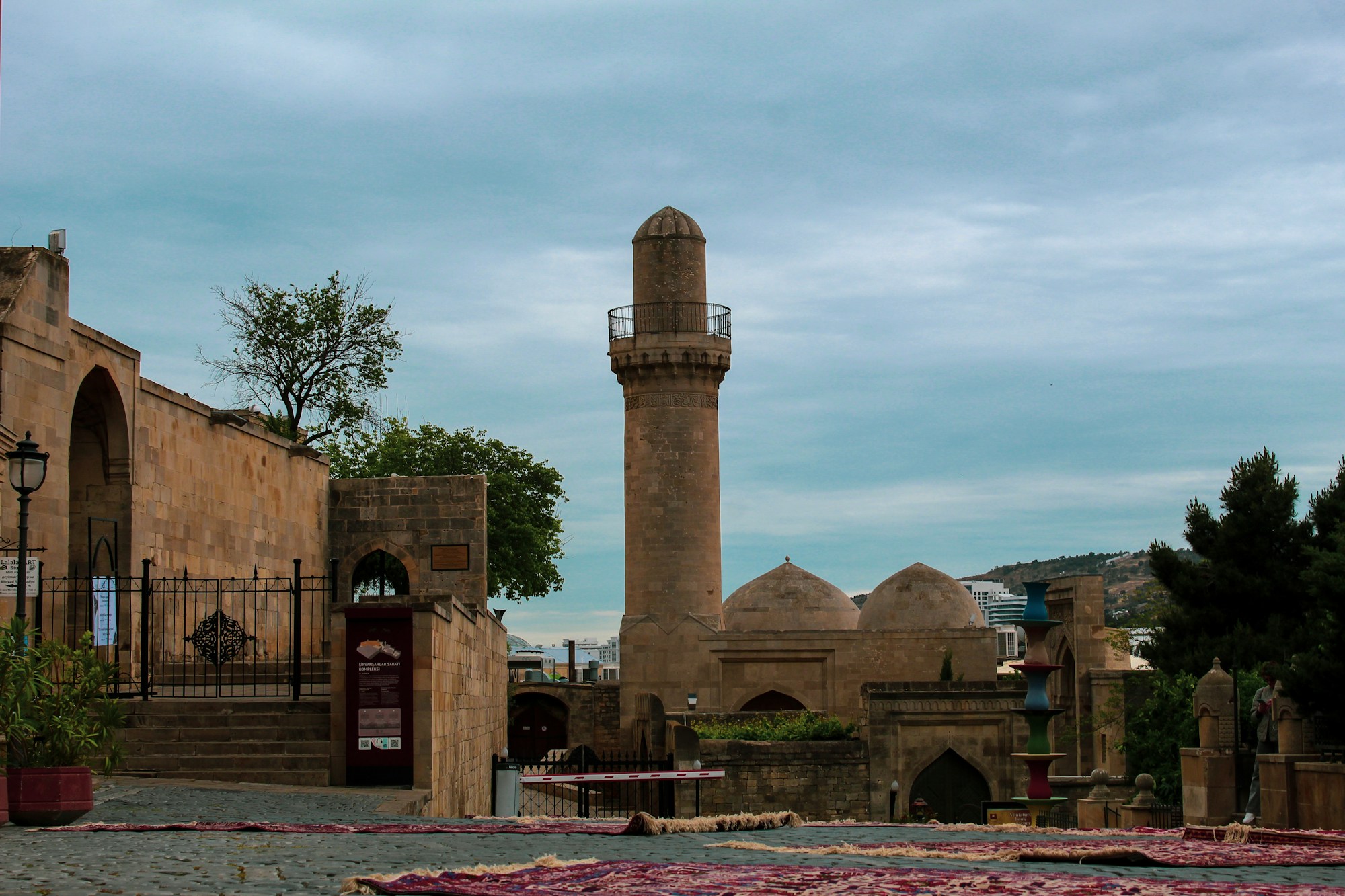 Palais des Chirvanchahs dans la Vieille Ville de Bakou, site classé au patrimoine mondial de l'UNESCO