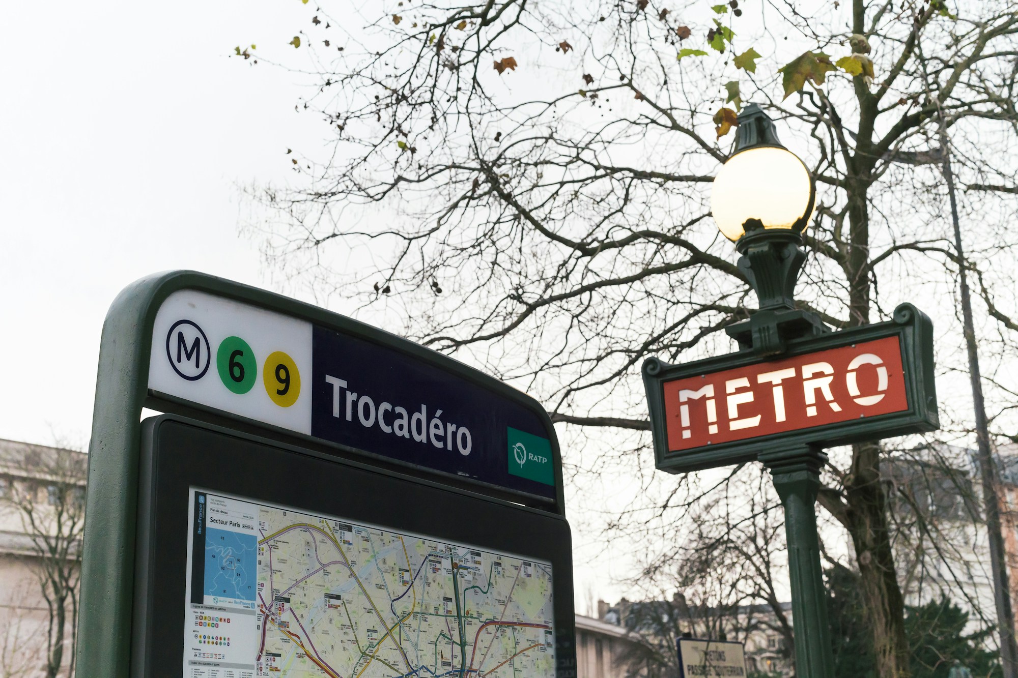 Paris metro station, part of the network used to reach ParisLongchamp