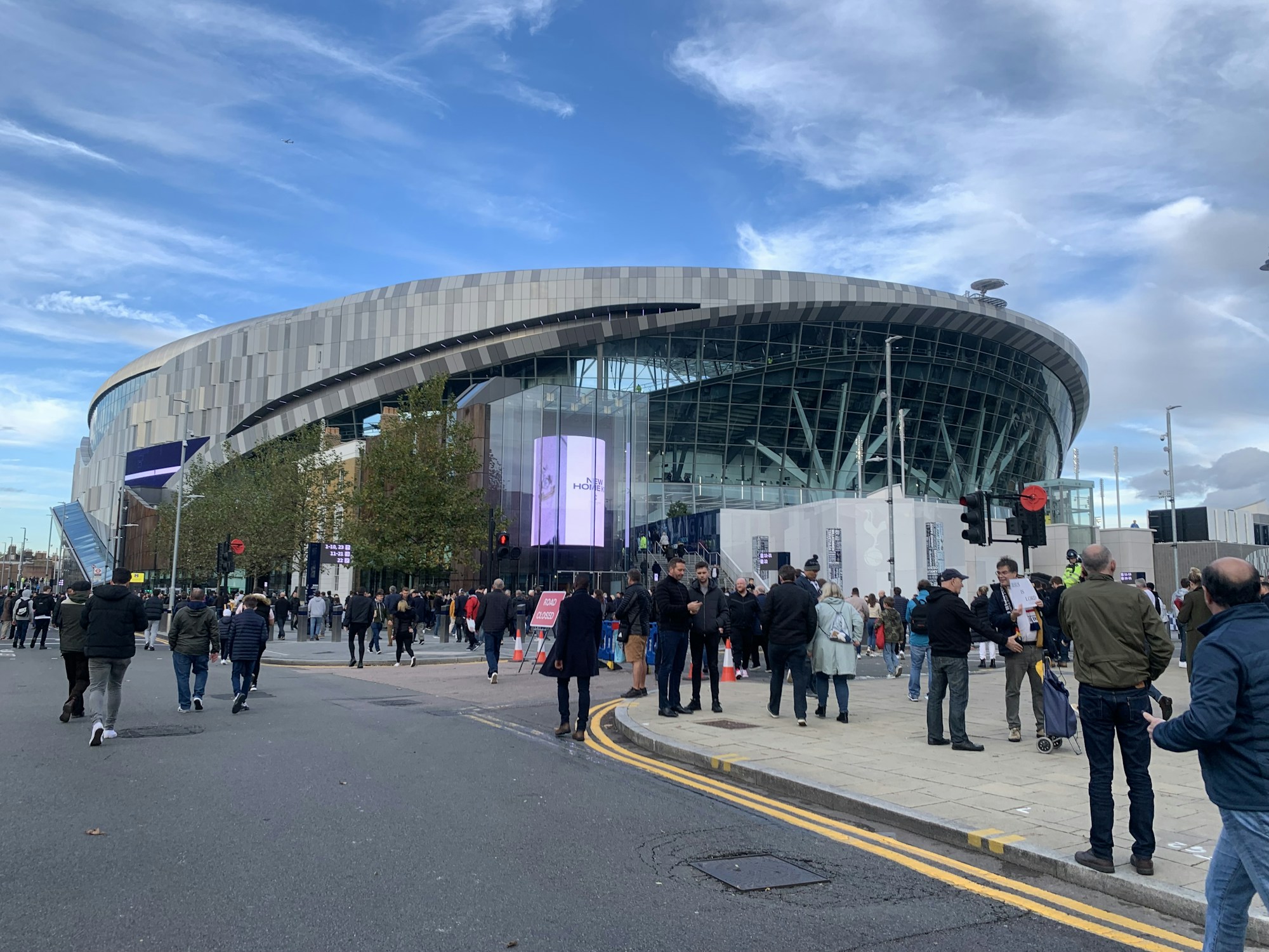 Das Tottenham Hotspur Stadium, Austragungsort von Eagles-Jaguars am 11. Oktober 2026