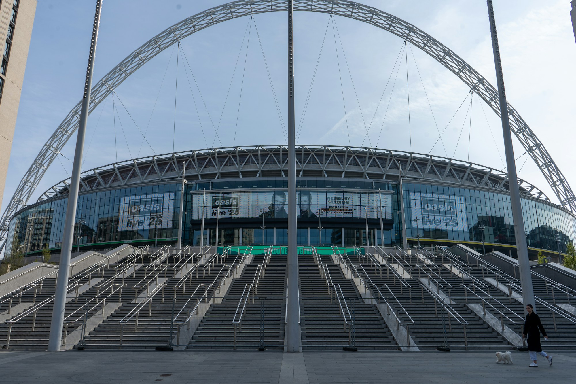 Der Bogen des Wembley Stadium in London, Austragungsort des Spiels Texans-Jaguars am 18. Oktober 2026