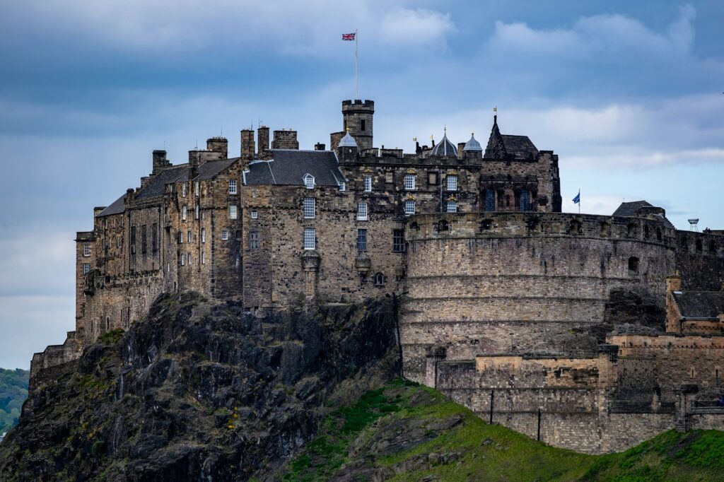 Le château d'Édimbourg et l'Esplanade lors du Royal Edinburgh Military Tattoo