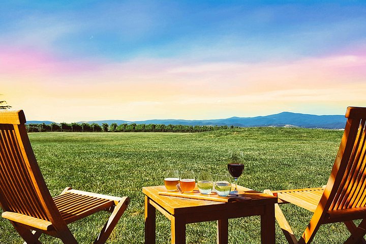 Wine tasting at a Yarra Valley estate near Melbourne