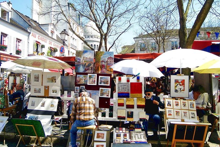 Visite guidée à pied dans les ruelles de Montmartre près du Sacré-Cœur