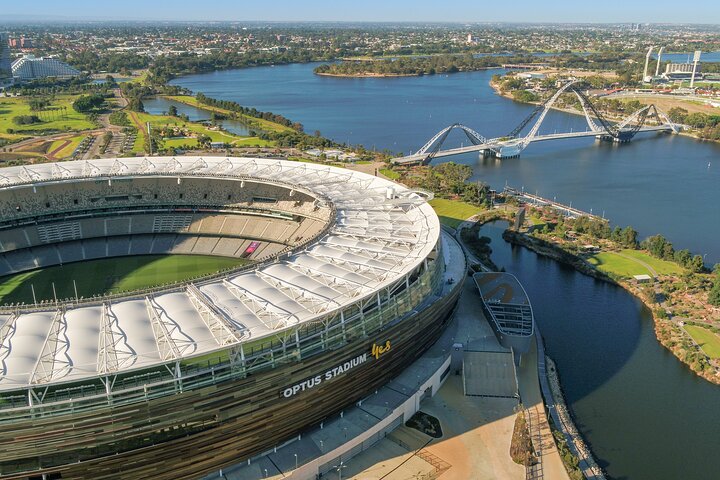 Visita dietro le quinte dello stadio Optus a Perth