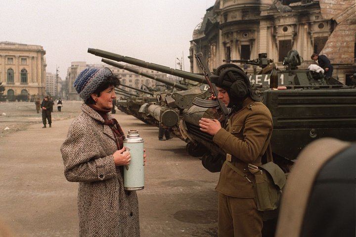Edificio dell'epoca comunista a Bucarest, tappa di una visita guidata sulla storia recente della Romania