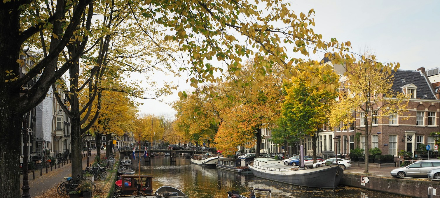 A canal in the Dutch countryside