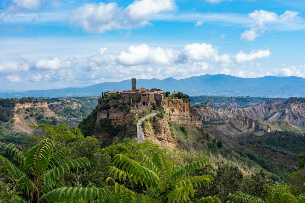 Hilltop village of Civita di Bagnoregio in Italy