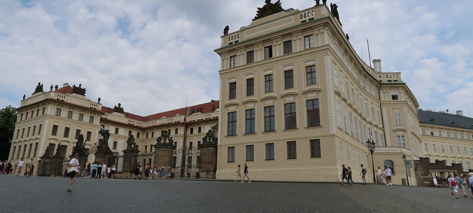 Main courtyard of Prague Castle, Hradčany Square