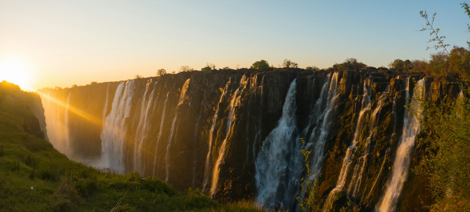 The Zambezi and its gorge near Victoria Falls