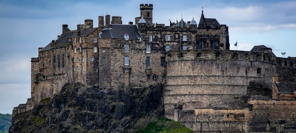 Edinburgh Castle on its rock above the Old Town