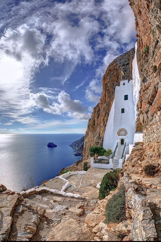 Le monastère de Hozoviotissa et le sentier de Chora – Chora, Amorgos, Grèce (photo 2)