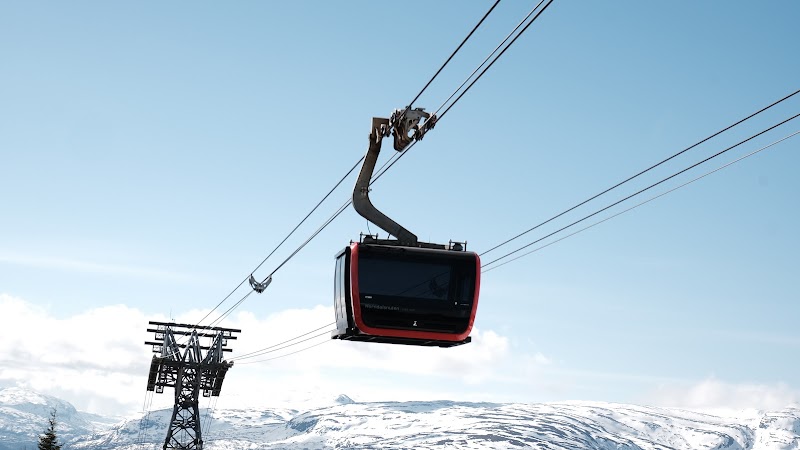 Voss : télécabine Hangursbanen et lac – Hangursbanen, 5700 Voss, Norvège (photo 2)