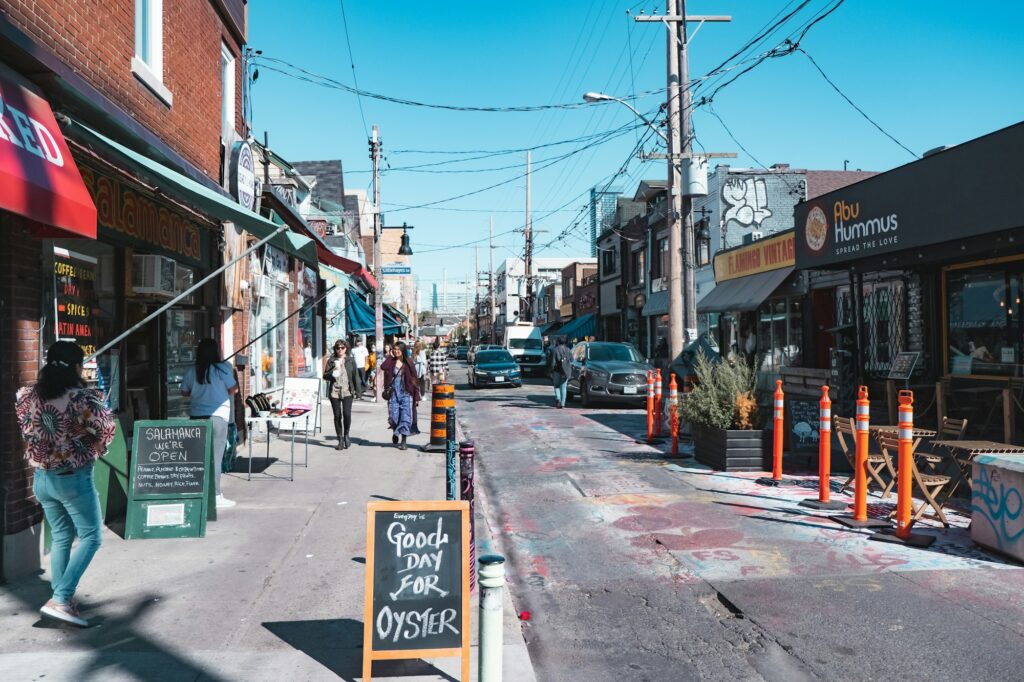 Rue de Kensington Market à Toronto